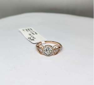 Bague de fiançailles solitaire en diamant naturel taille brillant certifié IGI, 0,86 + 0,50 carats, la plus vendue, en or jaune 14 carats plaqué rhodium - Product Image 2