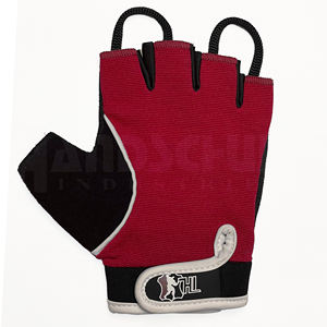 Gants de musculation professionnels rouges et noirs avec rembourrage amélioré de la paume |   Poignée antidérapante de qualité supérieure pour un équipement de musculation ultime - Product Image 4