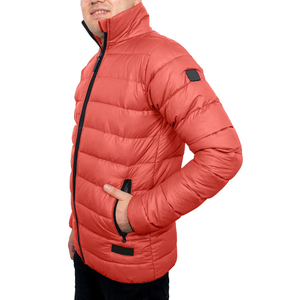 Brand New High Quality Custom Made Winter Men's Streetwear Canvas Bubble Jacket Puffer <b>Coat</b> <b>Zipper</b> Lightweight - Product Image 2