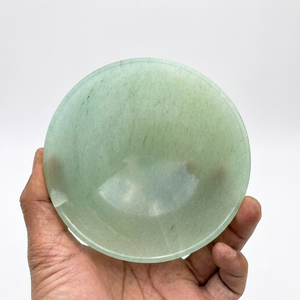 Material de piedras preciosas de alta calidad, producto de cuenco de Aventurina verde, cuenco de piedra Natural, cuenco de cristal de piedras preciosas para decoración, mayorista - Product Image 6