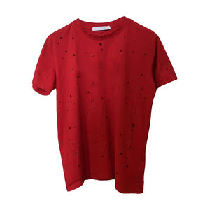 T-shirt Oversize Homme Personnalisé en Coton Lourd Effet Vieilli – Vente en Gros - Product Image 1