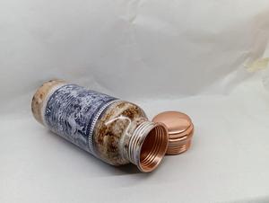 FAIZA CRAFT 100% Pure Handmade Copper <b>Water</b> <b>Bottles</b> | Eco-Friendly 1L Leak Proof Yoga <b>Bottles</b> Thermal Insulation Applicable for - Product Image 3