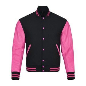 Top Quality 100% Cashmere Wool Body and Genuine Cowhide Leather Sleeves Custom Color Letterman Varsity <b>Jacket</b> for <b>Men</b> - Product Image 3