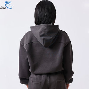 High Quality Streetwear Hoodie Oversized Pullover Sweatshirt Cotton Fleece Urban Casual Fashion Wholesale Supplier - Product Image 3