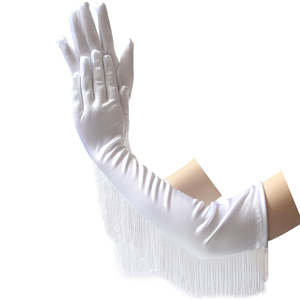 Guantes Largos de Cuero Elegantes para Mujer, Guantes de Ópera a la Moda para Fiestas y Uso Diario - Product Image 3