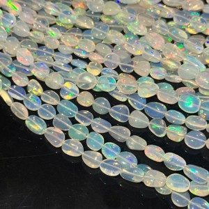 Cuentas de Ópalo Etíope Grado AAA, Lisas, en Forma de Pepita, de 5-11 mm, Hilo de 16 Pulgadas, Cuentas de Ópalo de Fuego Natural para la Fabricación de Joyas a Precio de Mayoreo - Product Image 2