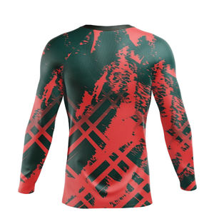 Camiseta de compresión de manga larga sublimada para lucha - Product Image 2