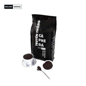 Café en poudre Phin Drip Grind Torréfaction Foncée Robusta, Café Milano No 1 au beurre et au sel, 1 kg - Product Image 2