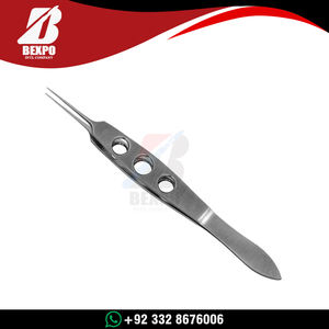 Pinzas Oftálmicas Castroviejo para Suturas de Precisión, Instrumento Quirúrgico de Acero Inoxidable Reutilizable, Herramienta de Microcirugía - Product Image 2