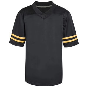 บริการผลิตเสื้ออเมริกันฟุตบอลแบบ OEM ระบายอากาศได้ดี พิมพ์โลโก้ตามสั่ง เสื้ออเมริกันฟุตบอลสีพื้น - Product Image 4