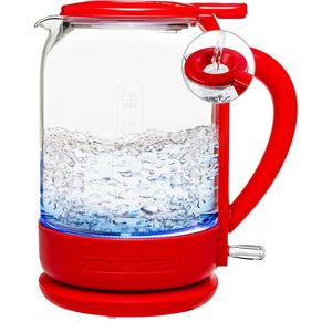 Hervidor Eléctrico de Vidrio Borosilicato de 1.5L, 1500W, Calentador de Agua de Ebullición Rápida para Café y Té, Tapa de Fácil Llenado, Función de Apagado Automático - Product Image 1