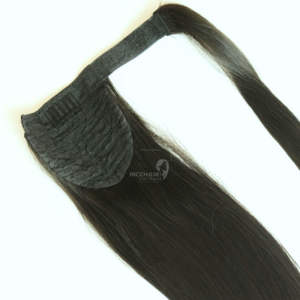 Fournisseur professionnel Cuticules non transformées Extensions de queue de cheval alignées Remy Grade Cheveux vietnamiens Non-Chemical Wave Style Toupet - Product Image 2
