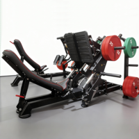 Máquina de Gimnasio de Alta Calidad para Ejercicios de Piernas y Abdominales, Super Leg Press 45 con Sistema de Doble Placa de Pesas