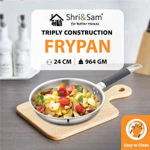 3 PCS Triply Batterie de cuisine en acier inoxydable - Product Image 2