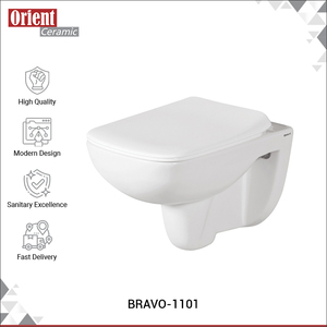 ราคาขายส่ง คุณภาพดีที่สุด สำหรับใช้ในบ้านและเชิงพาณิชย์ โถสุขภัณฑ์เซรามิกสีขาว ดีไซน์หรูหราใหม่ ติดผนัง พร้อมจำหน่าย - Product Image 2