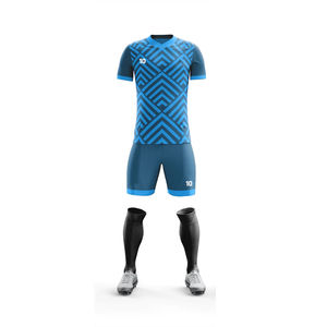 Uniforme de Fútbol Personalizado con Impresión por Transferencia de Calor, Mangas Cortas, Secado Rápido, Ligero, Logotipo Personalizado para Pedidos al por Mayor, Exportadores Globales - Product Image 5