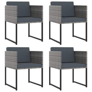 Ensemble de salle à manger de jardin gris - Product Image 2