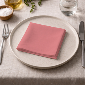 Serviettes de table en coton uni, douces, lavables et réutilisables pour la maison, les dîners et la décoration de table de fête - Product Image 3