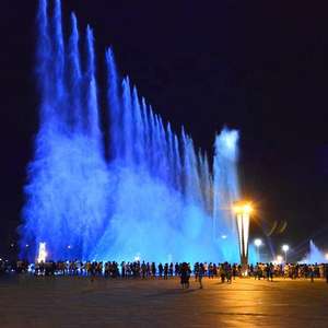 Fontaine de piscine extérieure Horticlub DMX512 en acier inoxydable avec pompe à eau LED et musique dansante à vendre - Product Image 3