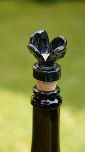 Bouchon de bouteille de vin en céramique artisanal traditionnel, accessoire décoratif de scellage pour bar à domicile, restaurant, hôtel, cave à vin et plus - Product Image 6