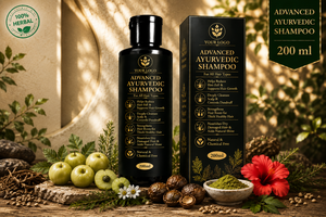 Champú Herbal Ayurvédico Natural 200ml |   Champú Anticaspa y Anticaída del Cabello |   Champú Herbal para el Crecimiento del Cabello y Cuidado del Cuero Cabelludo |   OEM - Product Image 2