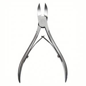 High Quality Cuticle Nipper Nail Clipper Ergonomic Grip Precision Cutter for Dead Skin <b>Removal</b> Salon Long Lasting Sharp Edge - Product Image 1