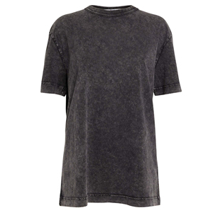 T-shirts respirants pour femmes, délavés à l'acide, courts, style crop top, oversize, vierges, style baby tee, coupés - Product Image 6