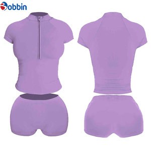 Women's <b>Sets</b> Summer Cotton 1/4 Zipper T-Shirt <b>Sexy</b> Outfits <b>Sets</b> Custom Logo Shorts <b>Set</b> Summer Women Clothes Short Sleeve <b>Sets</b> - Product Image 6