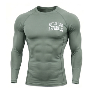 Premium Quality Custom Logo Gym Plain <b>Compression</b> T-<b>Shirt</b> Quick Dry Under Base Layer Long Sleeve <b>Men</b> <b>Compression</b> <b>Shirt</b> - Product Image 2