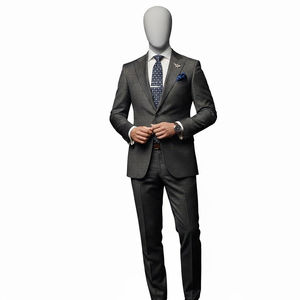 Traje de Hombre Más Popular para el Trabajo, Traje Cruzado Profesional, Ropa Elegante y Delgada para Ocasiones de Negocios - Product Image 1