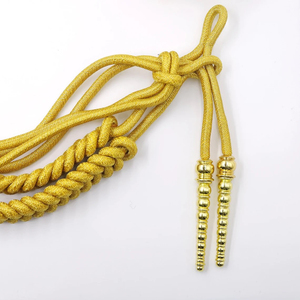 2026 Custom Made Ceremonial Gold Uniform Ceremonial Aiguillette Customized Color Ceremonial Shoulder Cord Aiguillette Uniform - Product Image 5