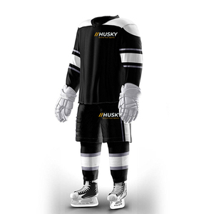 Uniformes de Hockey sobre Hielo Personalizados al por Mayor para Adultos, Alta Calidad, 100% Poliéster, Impresos, Antibacterianos, para Todas las Temporadas - Product Image 2