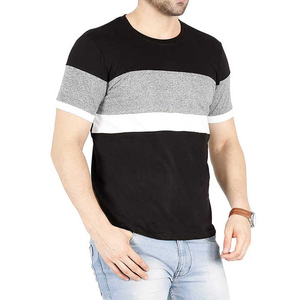 เสื้อยืดผู้ชายฤดูร้อนราคาส่ง OEM ราคาถูก ปรับแต่งได้ 100% ผ้าฝ้าย ระบายอากาศดี เป็นมิตรกับสิ่งแวดล้อม คุณภาพสูง - Product Image 3