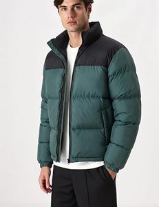 Winter Warm Puffer Jacket Mens Padded <b>Bubble</b> <b>Coat</b> Windproof Stand Collar Winter Outerwear Custom Logo - Product Image 5