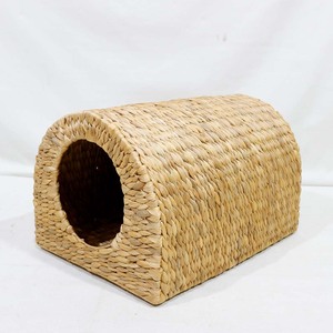 Cama Túnel para Gatos de Jacinto de Agua Tejido de Primera Calidad, Casa Arqueada para Mascotas con Almohada Extraíble - Product Image 3