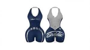 Body sans manches noir et blanc pour femme, col licou, imprimé étoiles en strass, style Baddie, doux, pour le printemps et l'été, tenue de sport - Product Image 6