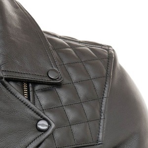 Veste en cuir véritable pour homme, coupe ajustée, fabrication d'usine, épaisseur standard, imperméable, respirante, coupe-vent, look élégant - Product Image 5