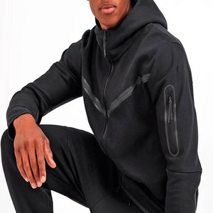 Men Tech Fleece Tracksuit <b>Set</b> Two Piece Fitness Training Sportswear Athletic Tech Fleece Tracksuit Men Two Piece Gym Training - Product Image 5