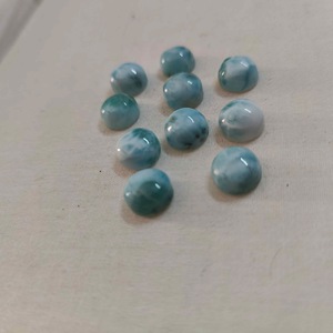 Natural Larimar Gemstone Cabochon | AAA Blue Larimar Loose Stone for Jewellery Making Wholesale Supplier Round Shape Gemstone, - Product Image 3
