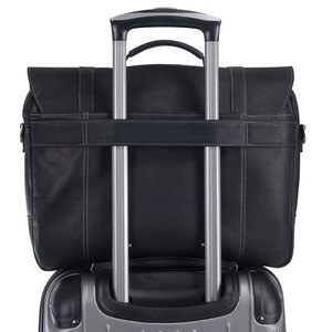Ergonomic Fit Design Men Women <b>Laptop</b> <b>bags</b> Genuine Leather Detachable Shoulder Strap Soft Inner Fleece Lining <b>Laptop</b> <b>Bag</b> - Product Image 2
