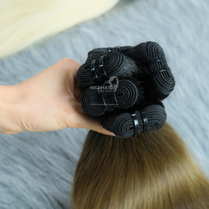 Les meilleurs fournisseurs de cheveux : Extensions de cheveux naturels Remy de luxe 100 %, doux et soyeux, toutes couleurs, tissage de cheveux bruts vietnamiens - Product Image 2