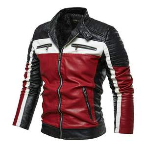 Chaqueta de Motociclista de Piel de Oveja Auténtica para Hombre, Estilo Vintage, Color Marrón Desgastado, Prendas de Cuero para Motociclistas, Alta Calidad, Precio al por Mayor - Product Image 4