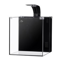 Aquarium tout-en-un avec filtration arrière, pas besoin de filtre supplémentaire, petit aquarium d'intérieur pour bureau, habitat pour poissons