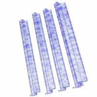 Ensemble de supports de tuiles de mahjong en acrylique classique de luxe à fond plat et festonné pour jeu sur table, maison, fête familiale, intérieur