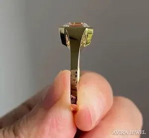 Anillo de Compromiso y Boda con Diamante Moissanite Certificado de 1 Quilate, Plata 925, Sin Níquel, Sin Plomo, Estilo Clásico, Joyería para Mujer, Venta al Por Mayor - Product Image 2