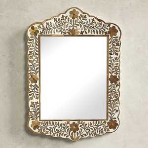 Miroir décoratif antique de grande taille, style français, en verre, avec cadre de luxe, pour la décoration du salon, vente directe du grossiste - Product Image 4