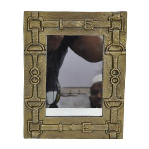 Decorative Rectangular <b>Silver</b> <b>Framed</b> Horse Bit Design <b>Mirror</b> Wall Decor <b>Mirror</b> Decoration For Home Handmade - Product Image 5