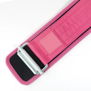 เข็มขัดยกน้ำหนักไนลอนแบบยืดหยุ่น น้ำหนักเบา ปรับได้ พร้อมโลโก้สั่งทำพิเศษ สำหรับออกกำลังกายในยิม ช่วยพยุงหลัง ล็อคเร็ว ระดับมืออาชีพ - Product Image 5