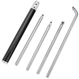 Set 4 pezzi sostituibili strumenti per tornio in carburo a forma di diamante taglierine quadrate impugnatura strumenti per tornitura in legno per hobbisti artigianali - Product Image 1