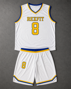 Conjunto de Uniforme de Baloncesto Sublimado Personalizado, Uniforme de Baloncesto para Hombre, Transpirable, Sin Mangas, para Entrenamiento Deportivo en Equipo - Product Image 6
